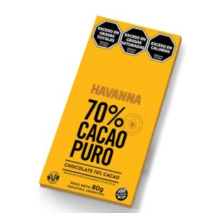 Havanna - Tableta de chocolate 70% cacao - 80g