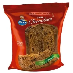 Arcor - Pan Dulce Tradicional De Chocolate 400gr