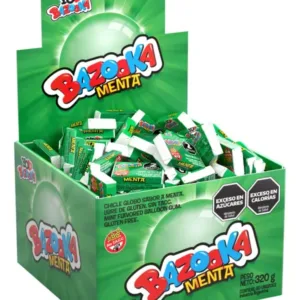 Bazooka - Chicle de Menta - 80 Unidades