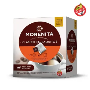La Morenita - Café Intenso en Saquito 100 Gr x4 Unidades