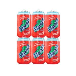 Soda Manaos sabor Cola en lata - 354Ml