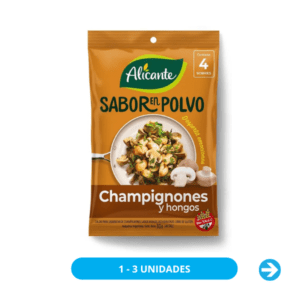 Alicante - Sabor en Polvo Sazonador Champignon Y Hongos 30g - 4 sobres
