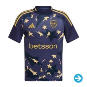 Boca Juniors 120 Años - Camiseta Hincha Tercera - Niños