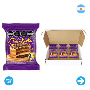 Arcor - Alfajor Chocotorta Triple - 71gr x 24 Unidades