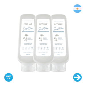 Eco Hair - Acondicionador Sensitive Cabello Debil Anti Caida - 200ml x3 Unidades