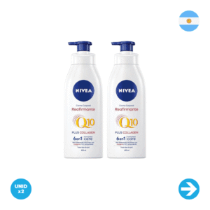Nivea - Crema Corporal Reafirmante Q10 Plus Collagen 6en1 - 400ml x2 Unidades