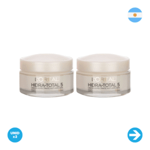 Loreal Paris - Hidra Total 5 Expert Crema Antiarrugas +55 - 50gr x2 Unidades