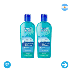 Rayito De Sol - Gel Post Solar Cooling Effect Extra Refrescante - 200gr x2 Unidades