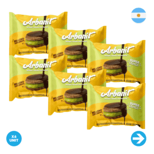 Arbanit - Alfajor Relleno de Pistacho X 6 Unidades