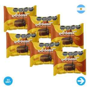 Arbanit - Alfajor Relleno de Dulce de Leche X 6 Unidades