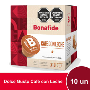Bonafide - Café Cápsulas Dolce Gusto Café con Leche 127gr