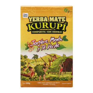 Kurupí - Yerba Mate Con Jengibre, Menta y Té Verde 500gr