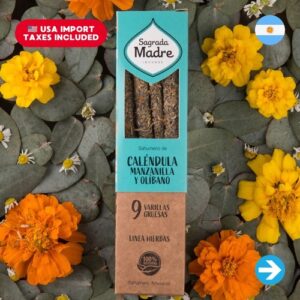 Sagrada Madre - Sahumerio Caléndula, Manzanilla Y Olíbano