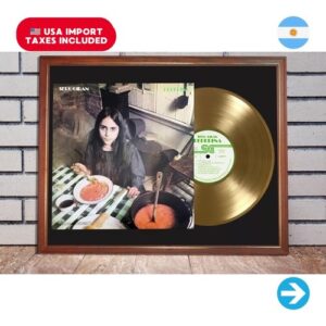 Colección Melómana - Cuadro Seru Giran Peperina Tapa Lp Y Disco De Oro