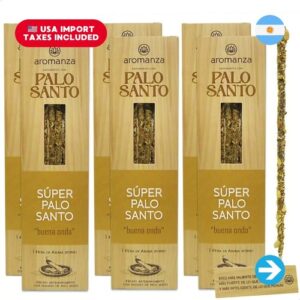 Aromanza - Sahumerio Aromanza Palo Santo Buena Onda Incienso Pack X3