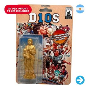 Íconos Pop & Cultura Argentina - Maradona D10S Figura Coleccionable en Blíster