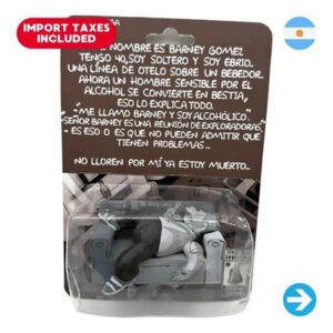 Íconos Pop & Cultura Argentina - The Simpsons Carta Barney Gomez Figura Coleccionable en Blíster