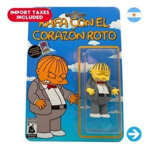 Íconos Pop & Cultura Argentina - The Simpsons Rafa Con El Corazón Roto Figura Coleccionable en Blíster