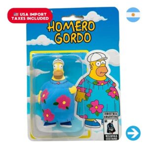 Íconos Pop & Cultura Argentina - The Simpsons Homero Gordo Figura Coleccionable en Blíster