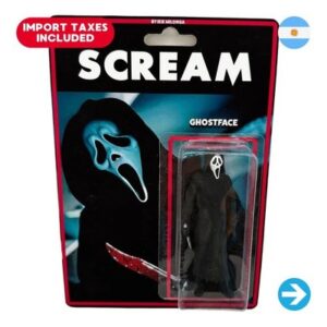 Íconos Pop & Cultura Argentina - Halloween Ghostface Figura Coleccionable en Blíster