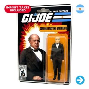 Íconos Pop & Cultura Argentina - Domingo Faustino Sarmiento Figura Coleccionable en Blíster