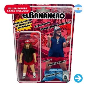 Íconos Pop & Cultura Argentina - El Bananero Sape Figura Coleccionable en Blíster