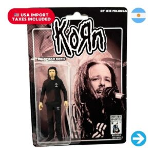 Íconos Pop & Cultura Argentina - Korn Jonathan Davis Figura Coleccionable en Blíster