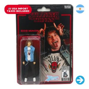 Íconos Pop & Cultura Argentina - Eddie Munson Hellfire Club Stranger Things Figura Coleccionable en Blíster
