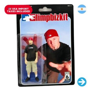 Íconos Pop & Cultura Argentina - Limp Bizkit Fred Durst Figura Coleccionable en Blíster