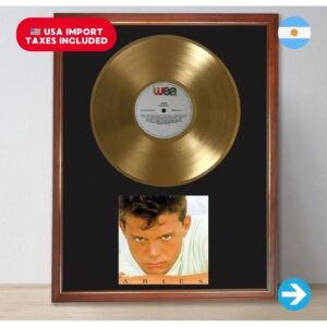 Colección Melómana - Cuadro Luis Miguel Aries Tapa Lp Y Disco De Oro