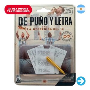 Íconos Pop & Cultura Argentina - Carta De Messi Despedida Figura Coleccionable en Blíster
