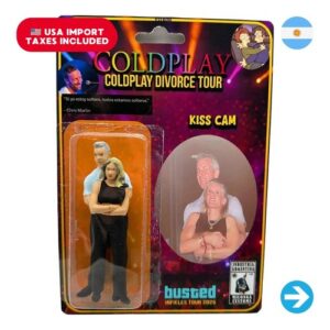 Íconos Pop & Cultura Argentina - Coldplay Kiss Cam Figura Coleccionable en Blíster