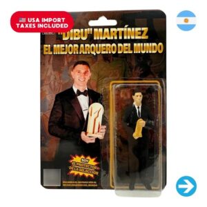 Íconos Pop & Cultura Argentina - Dibu Martinez Mejor Arquero Figura Coleccionable en Blíster