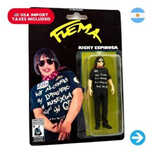 Íconos Pop & Cultura Argentina - Flema Ricky Espinosa Figura Coleccionable en Blíster