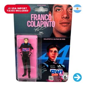 Íconos Pop & Cultura Argentina - Franco Colapinto Figura Coleccionable en Blíster