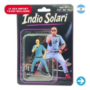 Íconos Pop & Cultura Argentina - Indio Solari Figura Coleccionable en Blíster