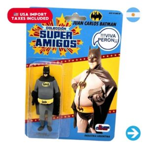 Íconos Pop & Cultura Argentina - Juan Carlos Batman Figura Coleccionable en Blíster