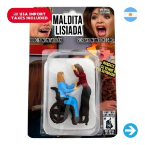 Íconos Pop & Cultura Argentina - Maldita Lisiada Figura Coleccionable en Blíster