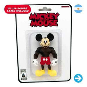Íconos Pop & Cultura Argentina - Mickey Musculoso Mouse Figura Coleccionable en Blíster