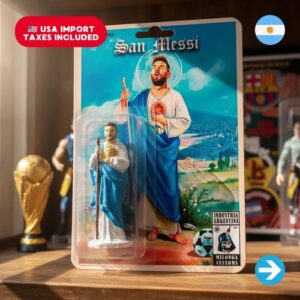Íconos Pop & Cultura Argentina - San Messi Figura Coleccionable en Blíster