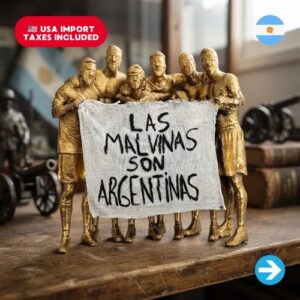 Íconos Pop & Cultura Argentina - Seleccion Cartel Malvinas Argentinas Figura Coleccionable en Blíster