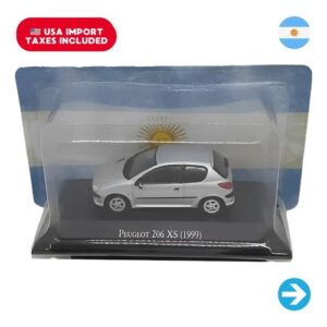 Salvat Autos Inolvidables - Peugeot 206 XS (1999) Escala 1:43 Die-Cast