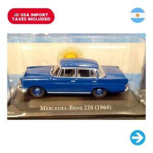 Salvat Autos Inolvidables - Mercedes Benz 220 (1964) Escala 1:43 Die-Cast