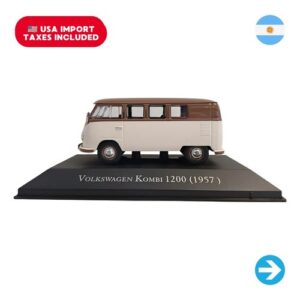 Salvat Autos Inolvidables - Volkswagen Kombi 1200 (1957) Escala 1:43 Die-Cast