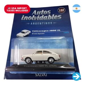 Salvat Autos Inolvidables - Volkswagen 1600TL (1969) Escala 1:43 Die-Cast