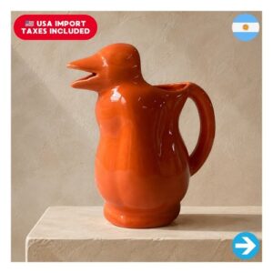El Pingüino Argentino - Jarra Pingüino de Cerámica Tradicional 250 ml (Individual)