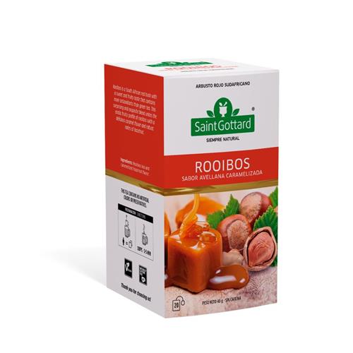 Saint Gottard - Té de Hierbas Rooibos, Caram Saint Gotta 20 Saquitos