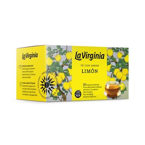 La Virginia - Té Limón Caja 20 Saquitos