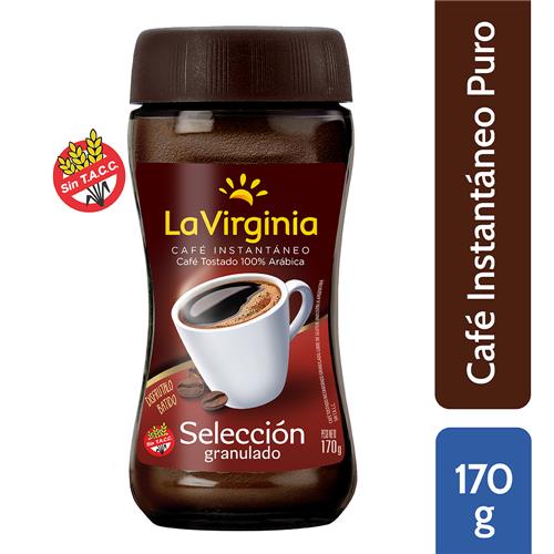 La Virginia - Café Instantáneo Granulado Selección Frasco 170gr