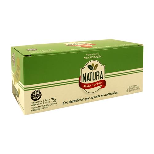 Natura - Mate Cocido 25 Saquitos